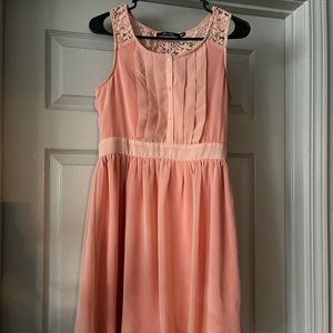 Peach Dress